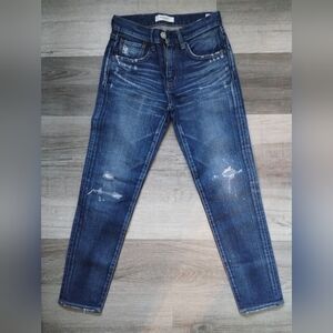 Moussy Distressed Blue Jeans 24